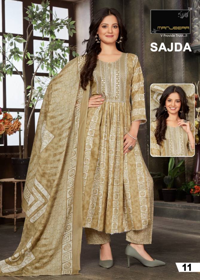 Sajda By Manjeera Designer Salwar Suits Catalog